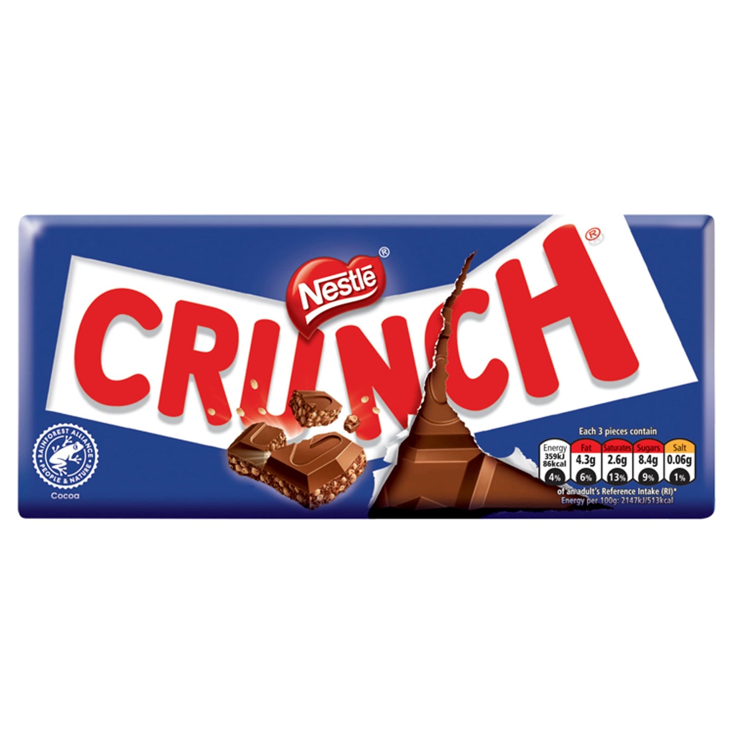 NESTLÉ - Crunch Chocoladereep Melk 100G