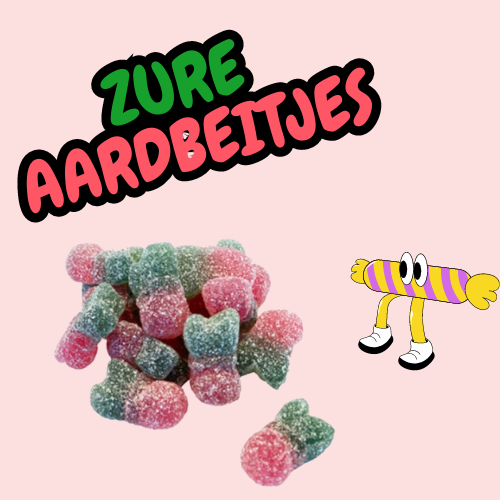 Veggie Zure Aardbeitjes