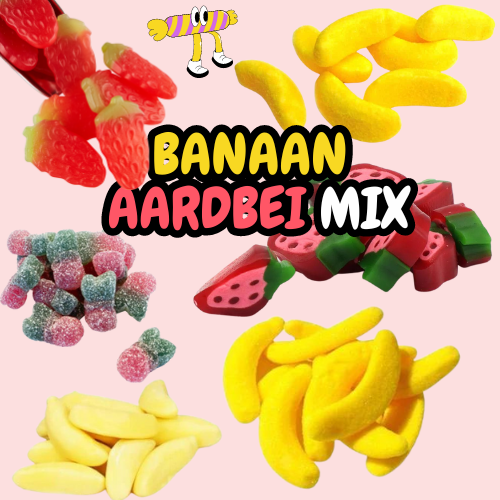 Banaan Aardbei Mix