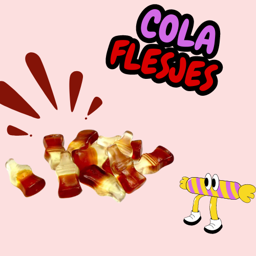 Haribo - Cola Flesjes Klein