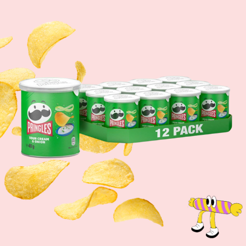Pringles Sour Cream & Onion 12-Pack